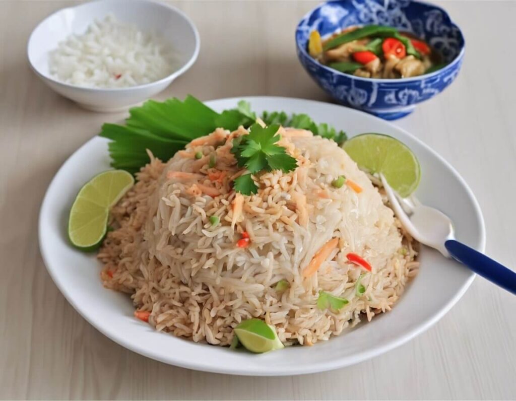 Thai Dish Khao Pad Gai. Kyhnya Tajlanda Pasazir - Бангкок, столица Таиланда. Все о путешествиях.